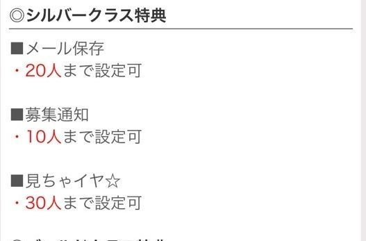 ワクワクメール シルバークラス
ワクワクメール シルバークラス
