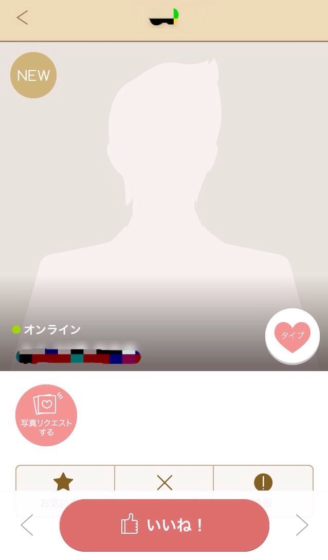 マリッシュ 相手のプロフィール画面から写真リクエストを送る マリッシュ 相手のプロフィール画面から写真リクエストを送る