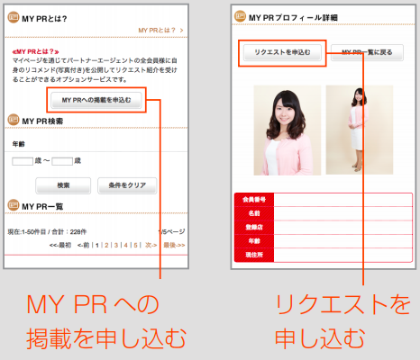 パートナーエージェント MyPRの申し込み方法 パートナーエージェント MyPRの申し込み方法