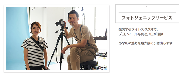 オーネット(旧楽天オーネット) プロの写真撮影が利用できる オーネット(旧楽天オーネット) プロの写真撮影が利用できる