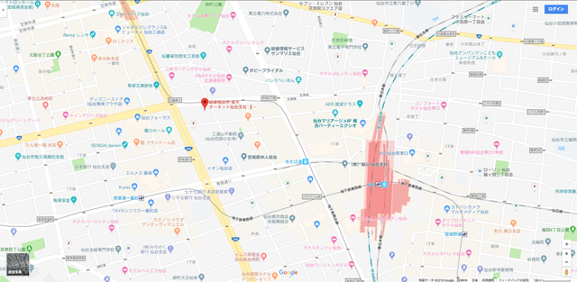 婚活のコツ 楽天オーネット仙台支店へのアクセス地図 婚活のコツ 楽天オーネット仙台支店へのアクセス地図