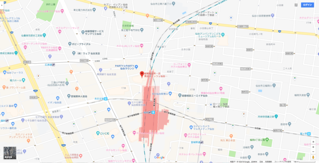 婚活のコツ ノッツェ仙台支店へのアクセス地図 婚活のコツ ノッツェ仙台支店へのアクセス地図