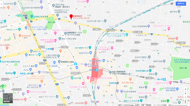 婚活のコツ マリッジサンライズへのアクセス地図 婚活のコツ マリッジサンライズへのアクセス地図