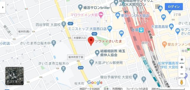 結婚相談所 ツヴァイさいたまへのアクセス地図 結婚相談所 ツヴァイさいたまへのアクセス地図