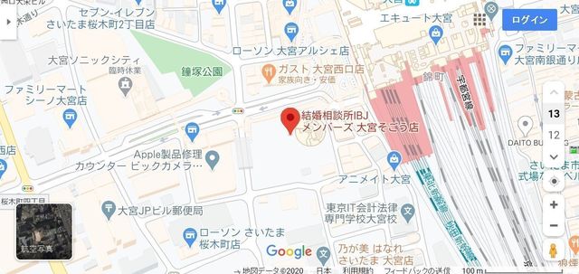 結婚相談所 IBJメンバーズ大宮店へのアクセス地図 結婚相談所 IBJメンバーズ大宮店へのアクセス地図