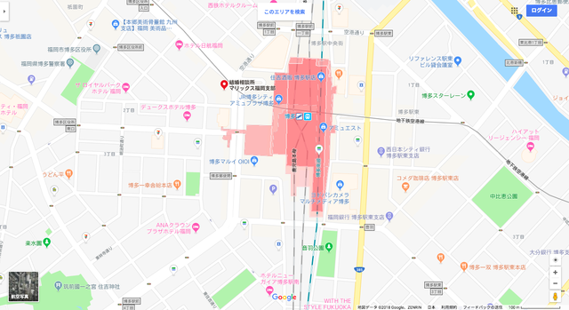 結婚相談所 マリックス福岡へのアクセス地図 結婚相談所 マリックス福岡へのアクセス地図