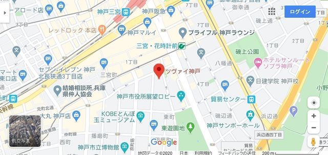 結婚相談所 ツヴァイ神戸へのアクセス地図 結婚相談所 ツヴァイ神戸へのアクセス地図