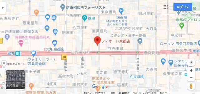 結婚相談所 フィオーレ 京都店へのアクセス地図 結婚相談所 フィオーレ 京都店へのアクセス地図