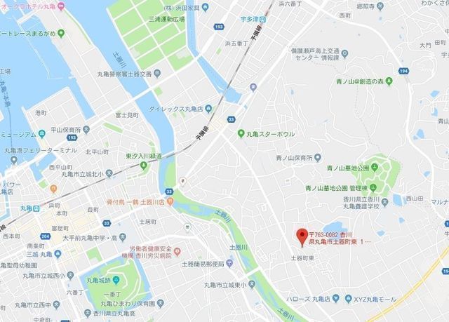 結婚相談所 ハッピーブライダル丸亀本店のアクセス地図
結婚相談所 ハッピーブライダル丸亀本店のアクセス地図