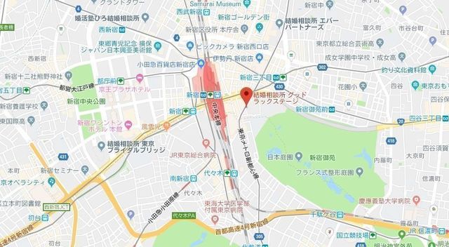 婚活のコツ グッドラックステージのアクセス地図
婚活のコツ グッドラックステージのアクセス地図