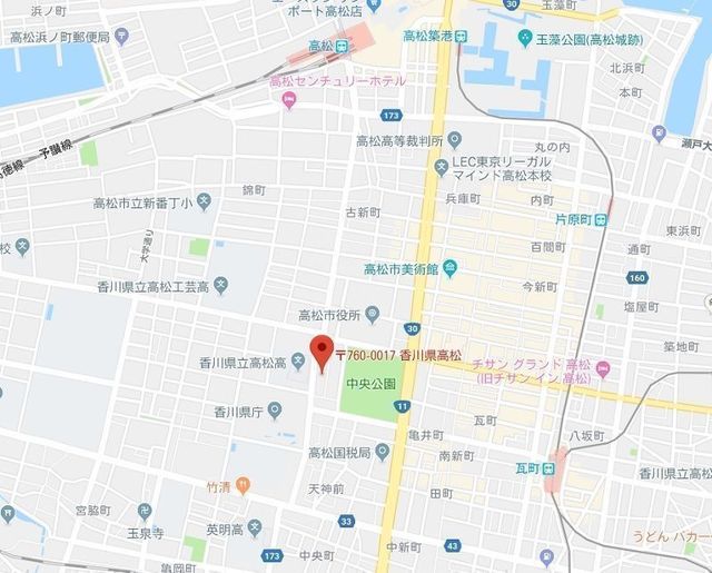 結婚相談所 EN-MUSUかがわ(香川縁結び支援センター)のアクセス地図 結婚相談所 EN-MUSUかがわ(香川縁結び支援センター)のアクセス地図