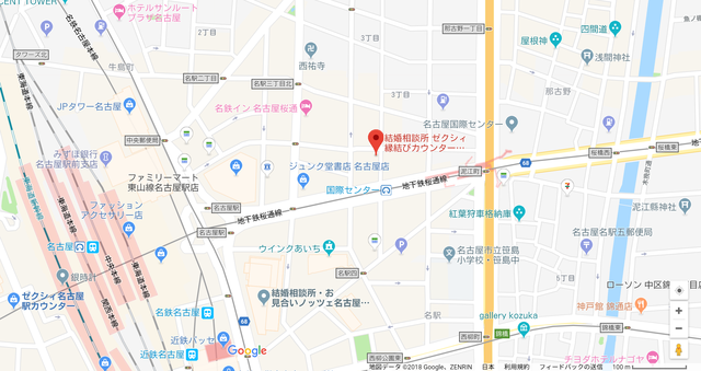 結婚相談所の基礎知識とコツ ゼクシィ縁結びエージェント名古駅店へのアクセス地図 結婚相談所の基礎知識とコツ ゼクシィ縁結びエージェント名古駅店へのアクセス地図