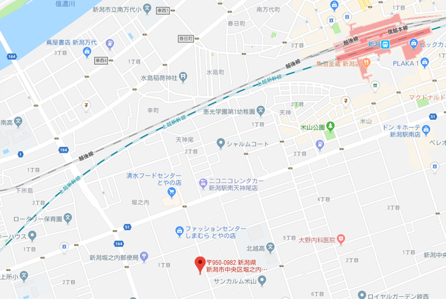 婚活恋活アプリ ファニーキープス新潟店のアクセス地図 婚活恋活アプリ ファニーキープス新潟店のアクセス地図