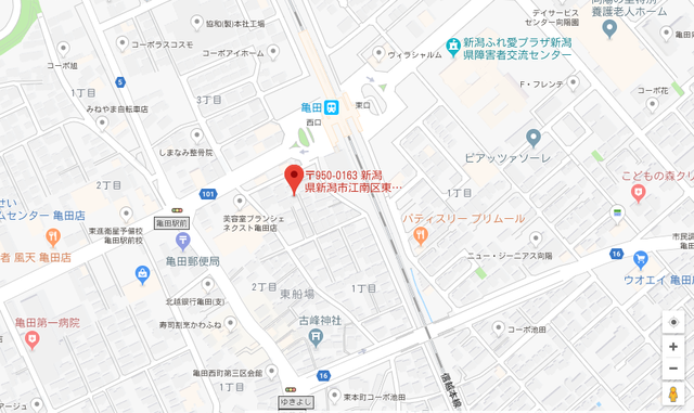 婚活恋活アプリ 日本仲人協会新潟支部へのアクセス地図 婚活恋活アプリ 日本仲人協会新潟支部へのアクセス地図
