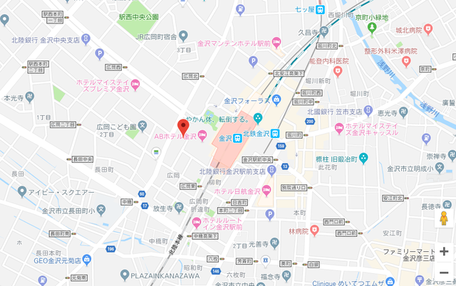 婚活恋活アプリ WeBCon(ウェブコン)金沢支店のアクセス地図
婚活恋活アプリ WeBCon(ウェブコン)金沢支店のアクセス地図