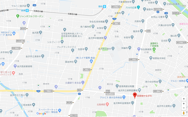 婚活恋活アプリ 菩提樹かなざわのアクセス地図
婚活恋活アプリ 菩提樹かなざわのアクセス地図