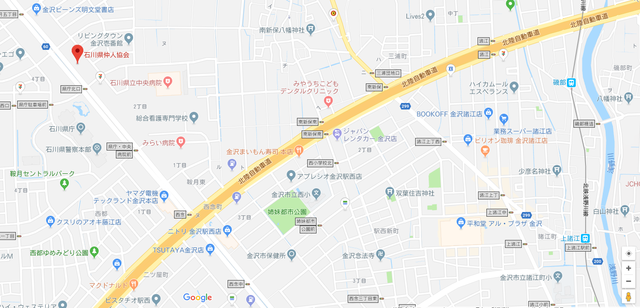 婚活恋活アプリ 石川県仲人協会へのアクセス地図 婚活恋活アプリ 石川県仲人協会へのアクセス地図