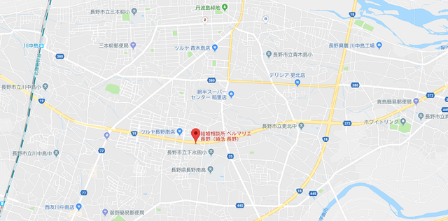 婚活のコツ ベルマリエ長野のアクセス地図
婚活のコツ ベルマリエ長野のアクセス地図
