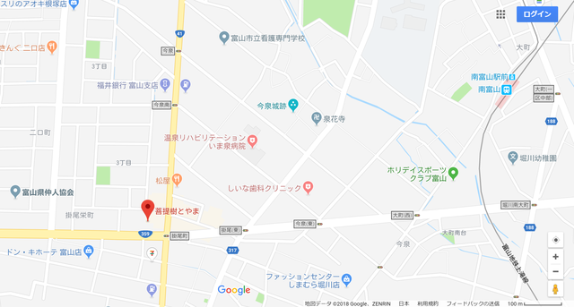 婚活のコツ 菩提樹とやまのアクセス地図
婚活のコツ 菩提樹とやまのアクセス地図