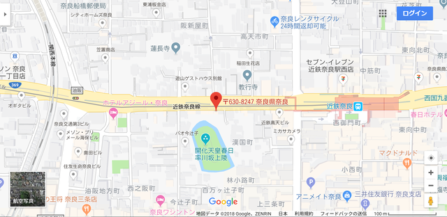 婚活恋活アプリ Ring the Bell(リングザベル)奈良サロンのアクセス地図 婚活恋活アプリ Ring the Bell(リングザベル)奈良サロンのアクセス地図