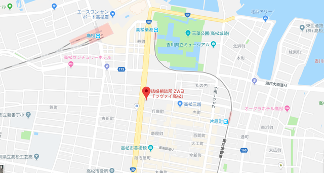 婚活恋活アプリ ツヴァイ 高松のアクセス地図 婚活恋活アプリ ツヴァイ 高松のアクセス地図