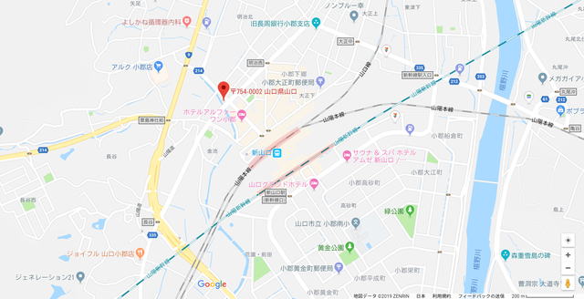 婚活のコツ ファインブライダル山口へのアクセス地図
婚活のコツ ファインブライダル山口へのアクセス地図