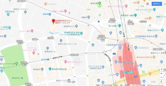 ツヴァイ エン婚活エージェントへのアクセス地図
ツヴァイ エン婚活エージェントへのアクセス地図