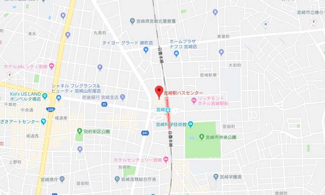 ツヴァイ みやざき結婚サポートセンター 宮崎センターへのアクセス地図 ツヴァイ みやざき結婚サポートセンター 宮崎センターへのアクセス地図