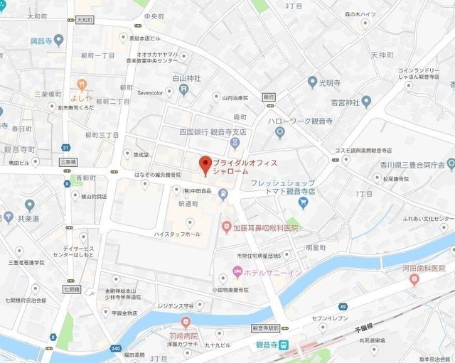 結婚相談所 ブライダルオフィスシャロームのアクセス地図
結婚相談所 ブライダルオフィスシャロームのアクセス地図