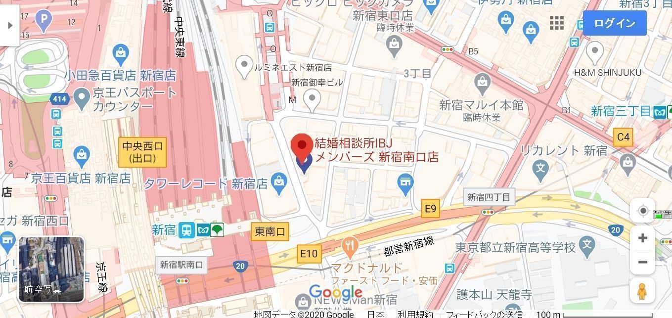 結婚相談所の基礎知識とコツ IBJメンバーズ新宿南口店へのアクセス 結婚相談所の基礎知識とコツ IBJメンバーズ新宿南口店へのアクセス
