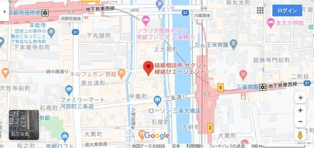 結婚相談所 ゼクシィ縁結びエージェント京都三条鴨川店へのアクセス地図 結婚相談所 ゼクシィ縁結びエージェント京都三条鴨川店へのアクセス地図