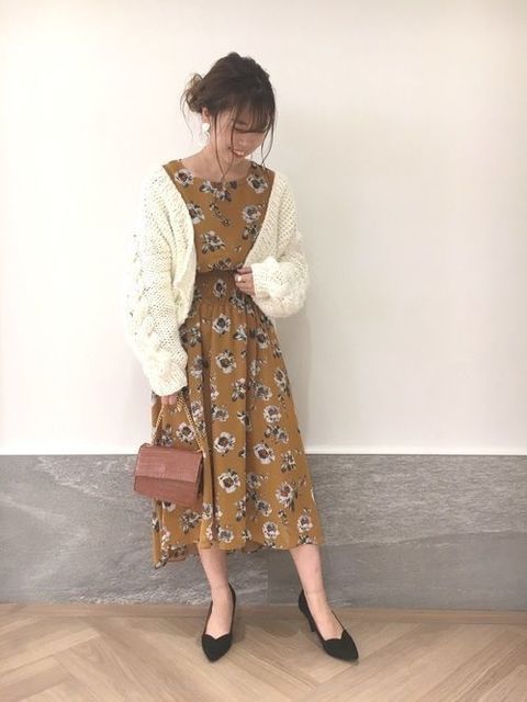 お見合い 秋色の深みカラー×大人っぽい柄物 お見合い 秋色の深みカラー×大人っぽい柄物